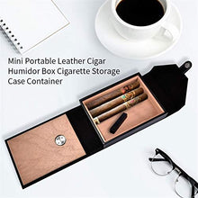 Scatola di immagazzinaggio Cigar Humidor - nuova di alta qualità mini portatile in legno di sigarette in pelle Cigar Humidor contenitore della scatola di immagazzinaggio cassa nera for 8/10 Cigar mant