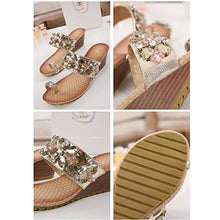 AFANG Infradito Donna Zeppa Pantofole Estive Tacco Ciabatte, Mare Spiaggia Flip-Flop Sandali Plateau Piattaforma, Morbide Comode Sandali Sandalo Alto Antiscivolo Fondo Infradito,A,42