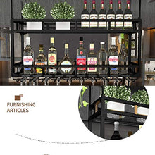 COLiJOL Portabottiglie da Vino da Appendere a Soffitto Portabicchieri da Vino Rosso Capovolto Calice da Appeso a Sospensione Portabottiglie per Mensola da Cucina Bar Decor Rack,80 cm (31,5 Pollici),8