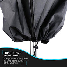 Rotary Airer Lavaggio Linee Di Copertura, Coperture Ombrellone Con Asta Di Contrazione, Impermeabile, Antivento, Anti-UV, Resistente Rip Prova Tessuto Oxford Grande Copertura Ombrello Da Giardino