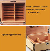 NIHAOA Accessori del Sigaro Corrosione Cigar Humidor Cedar Legno portasigari Cigar dell'organizzatore del Modello di Alimentazione di Sicurezza 30 sigari buona umidità