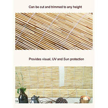 DX Schermo per Recinzione in Reed Naturale/Schermo per Recinzione in Reed per Tende a Parete/per Giardino, Pannello per Recinzione in Rotolo sbucciato Bordo per Privacy del goniometro Solar