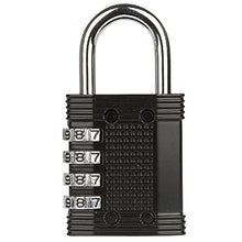 Set Lucchetti Fortlocks – Lucchetto Combinazione A 4 Cifre Per Palestra E Armadietto – Robusto, Ripristinabile, Imposta La Tua Combinazione – Impermeabile E Resistente Alle Intemperie 1 Neri