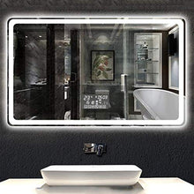 WEHOLY Specchi per il trucco a parete Specchio per il trucco Smart Mirror Touch Screen Specchio per il bagno a parete Han HD con specchio per il trucco leggero