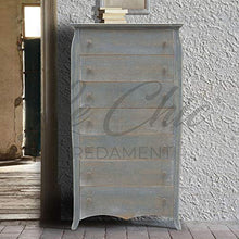 Shop Chic Cassettiera Vania in rovere massiccio finitura lavagna