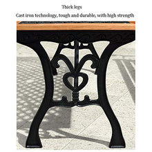 outdoor product Panchina da Terrazza Panchina da Esterno，Panca da Giardino con Schienale E Braccioli,Struttura in Ghisa E Sedili in Legno Massello Anticorrosivo,per Portici E Prati