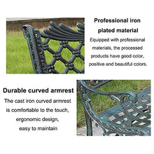 Ghisa Da Giardino Panche Da Cortile,metallo Telaio In Acciaio Portico Panchine Decorative Con Braccioli,all'aperto Parchi Terrazzo Prato Che Possono Ospitare 2-3 Persone,panche Per Il Tempo Libero