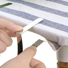 Clip per tovaglia,Tovaglia Clips,Tovaglia Clip in Acciaio,Fermatovaglia Acciaio Inossidabile,Clip Holder 24 Pezzi,Tablecloth Clip Regolabile,Clip fermatovaglia Argento,Porta tovaglie per Outdoor Party