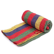 Yhjkvl Amaca da campeggio doppia grande amaca da campeggio in tela da appendere letto da giardino, da viaggio, spiaggia all'aperto