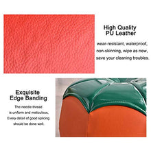GYPPG Sgabello per modellismo Creativo in Pelle PU, Sgabello per Cambio Scarpe Carino Sgabello per Divano per Bambini Sgabello per poggiapiedi Pouf Basso Sgabello per Divano per Bambini, Mela