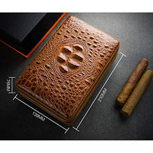 ZYING Cigar Box Cigar Humidor - Cuoio di buona Tenuta Desktop Cigar Humidor Cigar Portable Storage Box