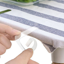 FEIGO 72 Pezzi Clip Tovaglia Trasparente, Clip Fermatovaglia Plastica per Casa, Ristorante, Picnic e Altro Ancora (72)