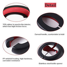 Apribottiglie Multi Barattolo, 6 in 1 Multi Funzione Antiscivolo, Apribottiglie da Cucina, Può Essere Facile da Usare per Mani Deboli, Anziani, Donne, Persone Affette da Artrite