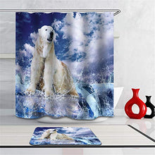 LIYAN Combinazione Bagno. Immagini Chiare E Colori Vivaci Rendono Il Tuo Bagno Pieno di Vita. Accessori da Bagno. Orso Polare sul Ghiaccio.