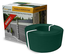 Thermoplast® - Strisce di protezione per recinzioni per giardino, terrazza, balcone, in polipropilene, resistente ai raggi UV, 9,5 cm x 52 m = 4,94 m2, verde (RAL 6005)