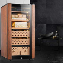 Xing Hua home Umidificatori Humidor Compressore Cigar Cabinet Famiglia Legno di Cedro Vino Idratante Governo umidità Costante Compressore Frigorifero in Grado di Memorizzare 400-500 Sigari