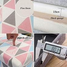 F-HOME Cassapanca Cambia Scarpe Riposo Sedile Grande capacità Scatola di Immagazzinaggio Corridoio Pieghevole Step Stool Biancheria Imbottiti Poggiapiedi con Coperchio