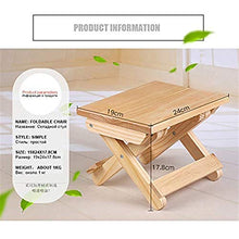 Sgabello Pieghevole in Legno Portatile Sgabello Pieghevole Viaggio Pieghevole Cucina la casa Esterni, Interni
