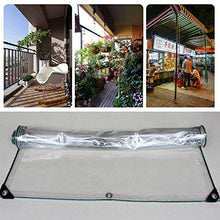 JXQ - Telone impermeabile resistente, impermeabile, per piante e giardini (0,55 mm/450 g/m²) (dimensioni: 1,8 x 5 m/5,9 x 16,4 piedi)