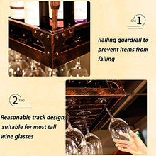 Portabottiglie Da Vino Da Appendere Bancone Bar In Ferro Battuto Portabottiglie Rovesciato Portabottiglie Di Grande Capacità Struttura In Metallo, 3 Opzioni Di Formato