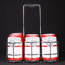 Weehey 6 Bottiglie di Birra Titolare Partito Birra cestello portabottiglie Vino Caddy Stand per Bar dell'hotel Bar Bottiglie di Birra Vino
