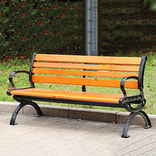 Stool child Panchina del Parco Panca da Esterno in ghisa, Giardino Poltrona Sedia da Giardino a 2 posti, Area scenica/Sedia Attesa Quadrata Panca in Legno massello Adatta per terrazzo/corridoio