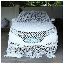 Mimetismo Decorazioni per Feste Rete Mimetica, Fodera Mimetica per Caccia, Tessuto Oxford Impermeabile, Rete ombreggiante per Auto 4 * 6m, Bianca (Size : 4 * 6m)