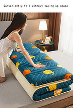 ZHONGXIN Tatami Materasso futon, Materasso Giapponese Pieghevole Materasso futon Invernale Morbido Addensato per Camera da Letto (E,100 * 200cm)