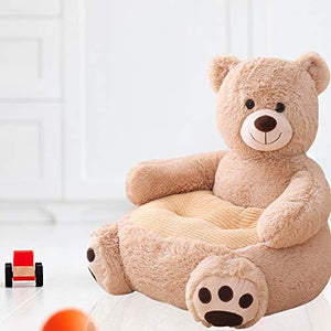 Domybest Copridivano per Bambini Senza Imbottitura Interna Seduta per Bambini in Peluche Poltrona per Bambini Morbida Divano per Bambini