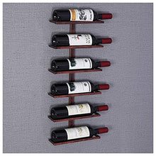 Organizza la Cucina Portabottiglie a Parete Portabottiglie in Metallo Portabottiglie Portabottiglie per Bar/Cucina/Mobile, Marrone/Club di Cantine Commerciali