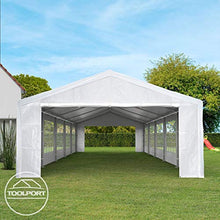 TOOLPORT Tendone per Feste Gazebo 3x6 m Bianco PE ca. 180 g/m² Impermeabile Protezione UV Tenda Giardino Sagre Eventi Mercati Esterno