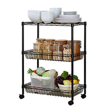 &ripiano di stoccaggio Cucina Scaffale, multi-funzione rack di stoccaggio 3 strati Rack Bagno di stoccaggio di finitura Rack Scaffale di finitura