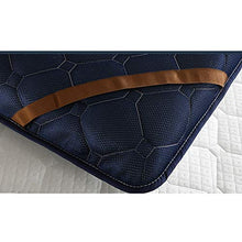 LJ Materassino Pieghevole Tatami Double Face in Cotone Traspirante a Maglia per Migliorare Il Sonno (Colore : Blu, Dimensioni : 150x200cm)