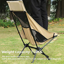 JUNC. Ultralight Outdoor Pieghevole Sedia da Campeggio Picnic Escursionismo Viaggi per Il Tempo Libero Zaino Pieghevole Beach Spiaggia Sedia da Pesca Pesca Sedia Portatile