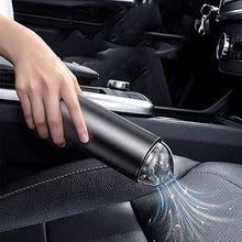 VBARV Mini aspirapolvere Portatile, aspirapolvere Portatile Senza Fili per Auto, aspirazione ciclonica 4000PA, 2000 mAh Ricaricabile, per peli di Animali Domestici, casa e Pulizia Auto