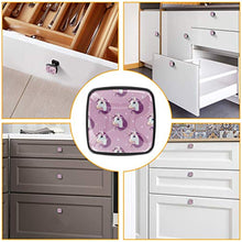 Testa di unicorno Pomelli per Porta Set di 4 Pomelli per Mobili Manopole per Cassetti Cucina Armadio Vetro