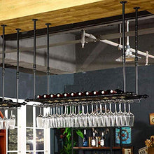 LXTIN Portabottiglie per Vino Moderno in Metallo Portabottiglie Decorativo per Vino impilabile Portabottiglie per Vino - Portabottiglie Appeso per Bottiglia di Vino per Cucina Bar-100 *