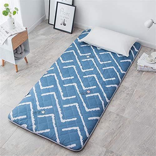 Materasso Pieghevole in Spugna Portatile ispessite Tappetini Tatami Tappetini pieghevole materasso futon Home Campeggio Mats Camera da Letto Dormitorio ( Colore : Muti color 4 , Size : 90x200x4cm )