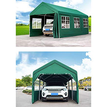 ZDYLM-Y Tenda da Festa per Gazebo per Posto Auto Coperto Resistente all'Acqua con Lati della Finestra, Tenda da Esterno Antivento e Antipioggia,6x3m