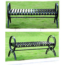 Panchina Nel Parco Panca da Esterno In Metallo,Panchina da Giardino Senza Schienale Con Braccioli,Panca da Giardino Robusta Per Esterno,Per Canale di Lavoro/prato/coperta, Può Ospitare 2-3 Persone