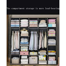 ZWYSL Appendiabiti Portatile Cabina Armadio Componibile Scarpiera Componibile Facile da Assemblare Organizer per Riporre I Vestiti Assemblaggio Senza Porta (Size : 75X41X147cm)