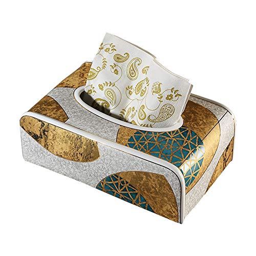 Scatola portafazzoletti in ceramica ornamenti casa soggiorno camera da letto tavolino decorazioni cassettiera cassetti antiscivolo resistente all'usura resistente alla polvere facile da pulire