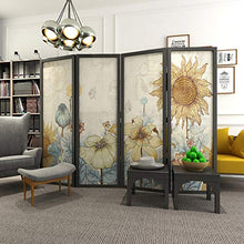 Room Screen Even Decorazione Classica del Salone di Fascino, Schermo Decorativo a 4 Pannelli di Legno di Design, schermi Esterni per divisorio Pieghevole per Privacy Patio