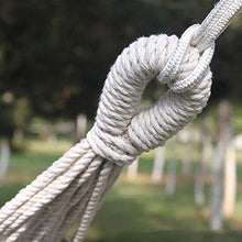 LHAHGLY Amaca, Tela di Cotone Bianco Pizzo Nappa con palo di Legno per la Spiaggia Campeggio all'aperto Giardino Interno - Carico da 260 libbre Sedia pigra Support hamac Bois