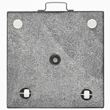 vidaXL Base per Parasole in Granito 30kg Quadrata Nera Sostegno Tenda Parasole
