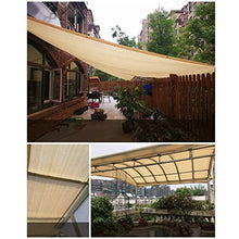 Moolo Rete ombreggiante Shading Net, Encryption Sunscreen 2Mx2M Perforated Garden Balcony Beige da Giardino (Dimensioni : 2Mx6M)