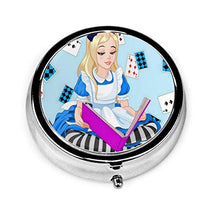 Alice nel paese delle meraviglie Party Games - Scatola porta pillole portatile con tre scomparti