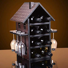 LHQ-HQ Wine Rack Decorazione della casa in Legno Cucina Soggiorno Bicchiere di Vino Vino Bar Rack cremagliera Wine Cafe