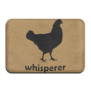 Wdskbg Chicken Whisperer Non-Slip Indoor/Outdoor Door Mat rug for Health And Wellness Bathroom Bathroom zerbino 23.6"x 15.7"