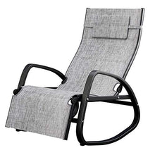 FUFU Sedie a Sdraio Sedia a Dondolo Chaise Longue per Il Tempo Libero Sedile per Il Tempo Libero Pigro con poggiapiedi Regolabile, 94 * 64 * 108 cm Pieghevoli